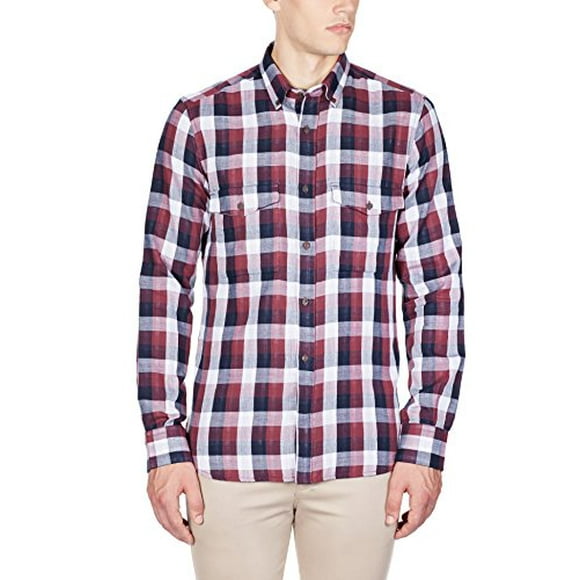 French Connection Mens Hornblendite Grindle Check Shirt French Connection Mens Hornblendite Grindle Check Shirt